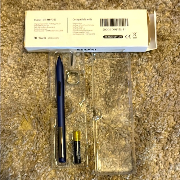 NEW🍍 Active Stylus ME-MPP303 for Microsoft Surface Blue🍍 - Picture 1 of 1